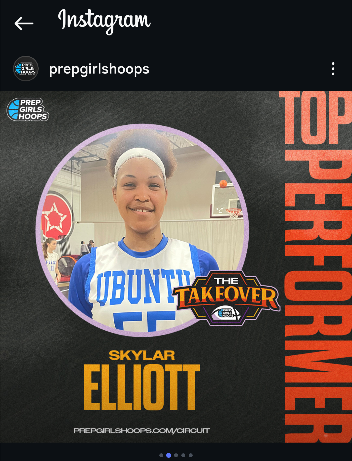 Skylar Elliott Top Performer